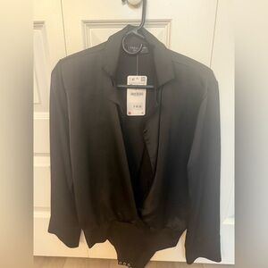 Zara Black Full Sleeve Body Suite New with Tags.